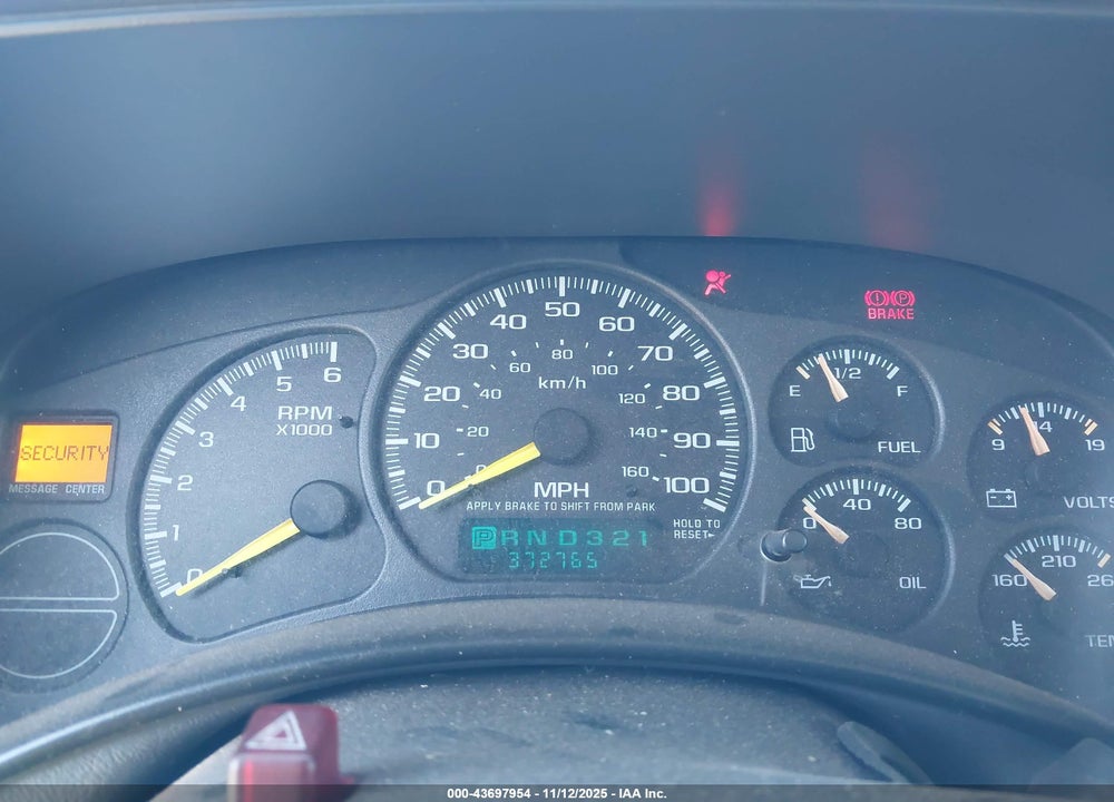 2002 CHEVROLET AVALANCHE 1500 VIN: 3GNEC13T42G213662