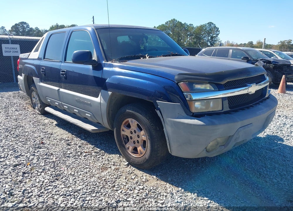 2002 CHEVROLET AVALANCHE 1500 VIN: 3GNEC13T42G213662