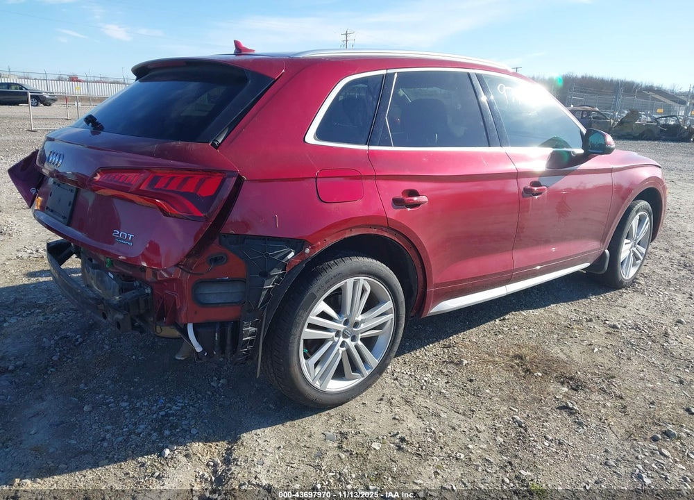 2018 AUDI Q5 2.0T PREMIUM/2.0T TECH PREMIUM VIN: WA1CNAFY7J2170647