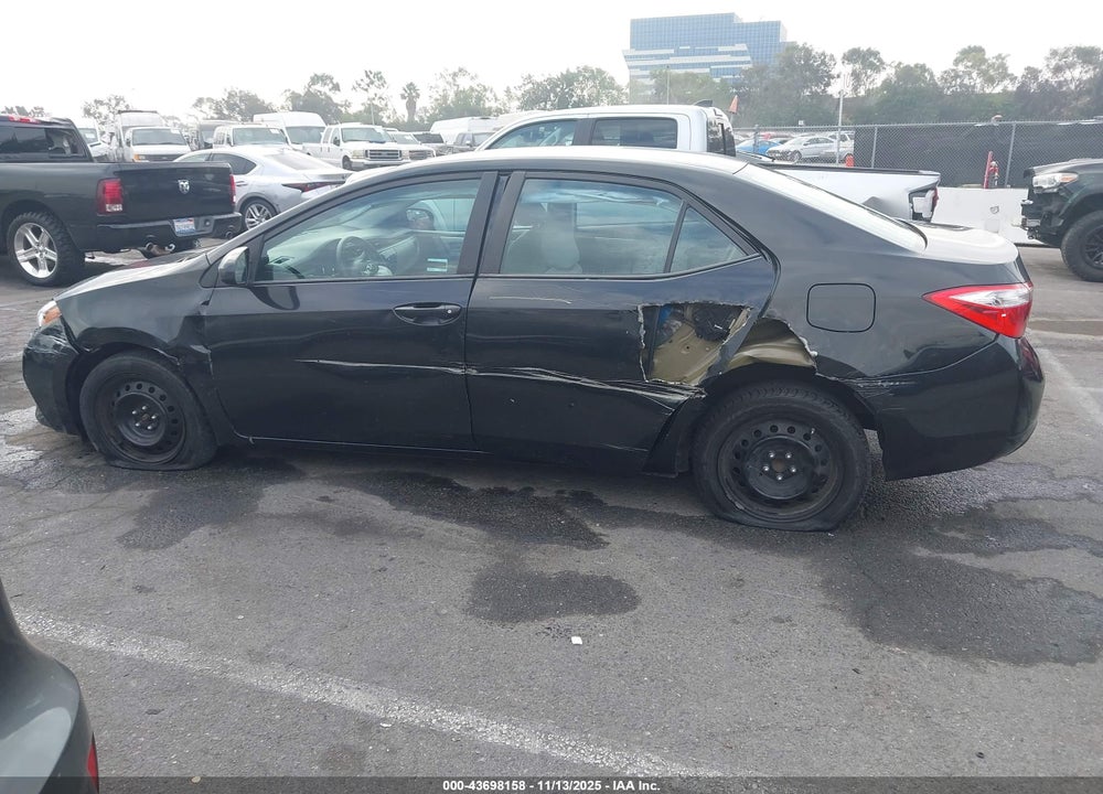 2014 TOYOTA COROLLA LE VIN: 5YFBURHE2EP162212