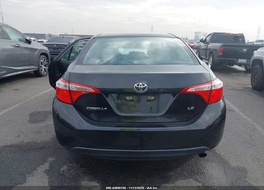 2014 TOYOTA COROLLA LE VIN: 5YFBURHE2EP162212