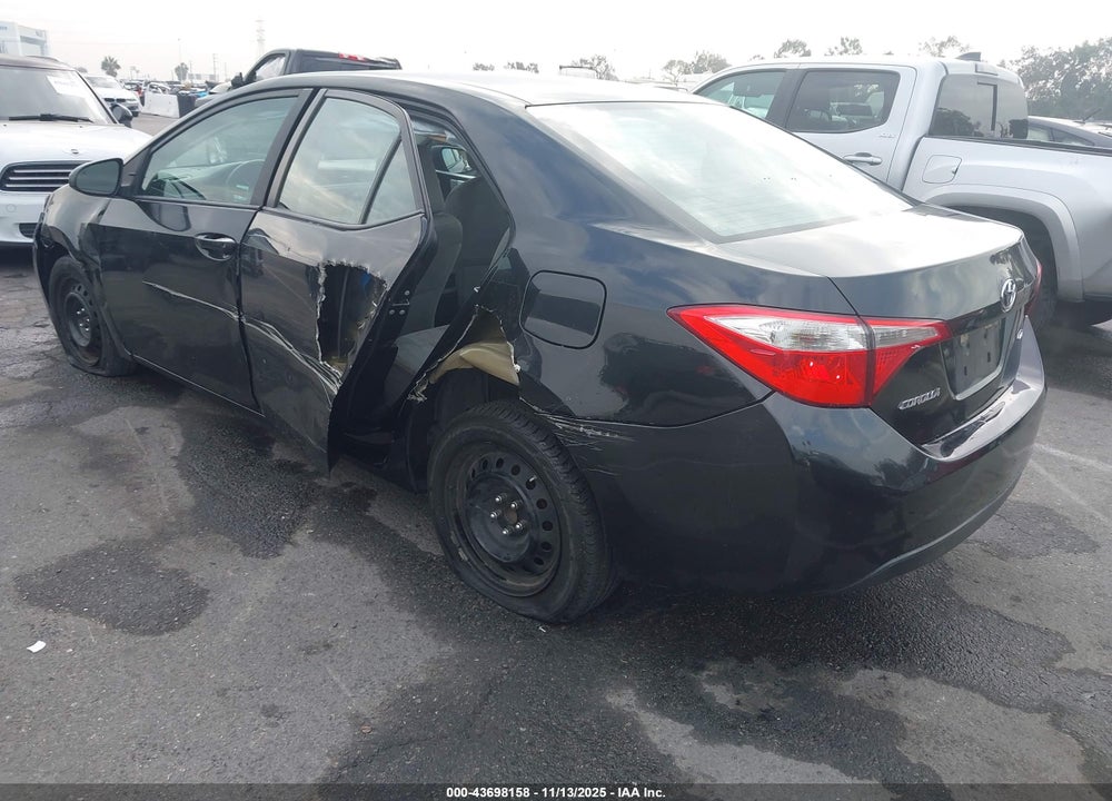 2014 TOYOTA COROLLA LE VIN: 5YFBURHE2EP162212