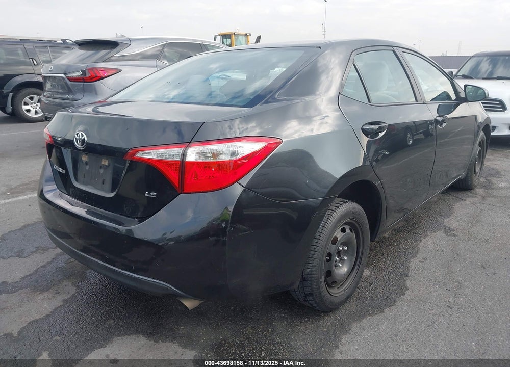 2014 TOYOTA COROLLA LE VIN: 5YFBURHE2EP162212