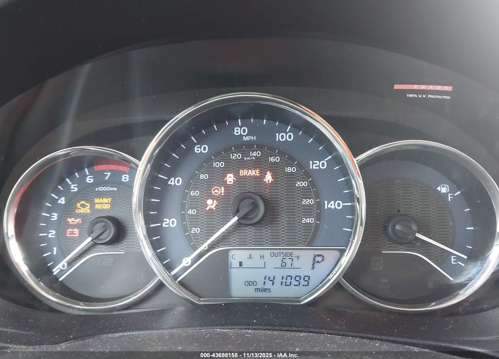 2014 TOYOTA COROLLA LE VIN: 5YFBURHE2EP162212