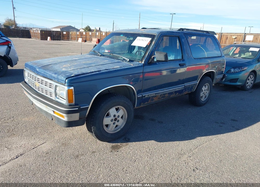 1991 CHEVROLET BLAZER S10 VIN: 1GNCT18Z0M0116704