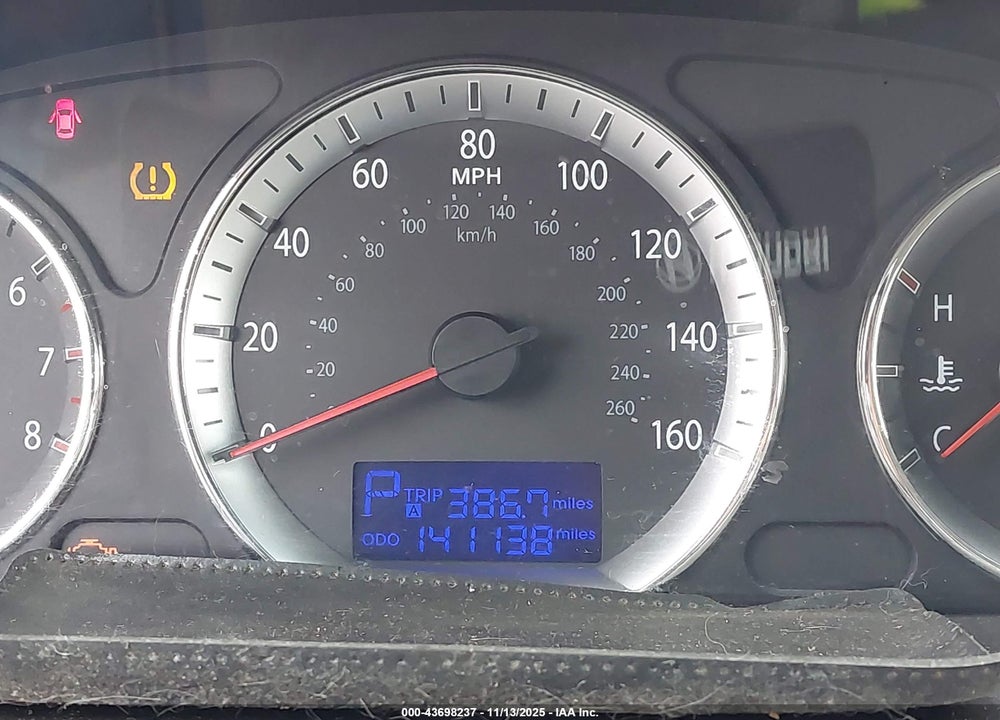2009 HYUNDAI SONATA GLS VIN: 5NPET46C89H416206