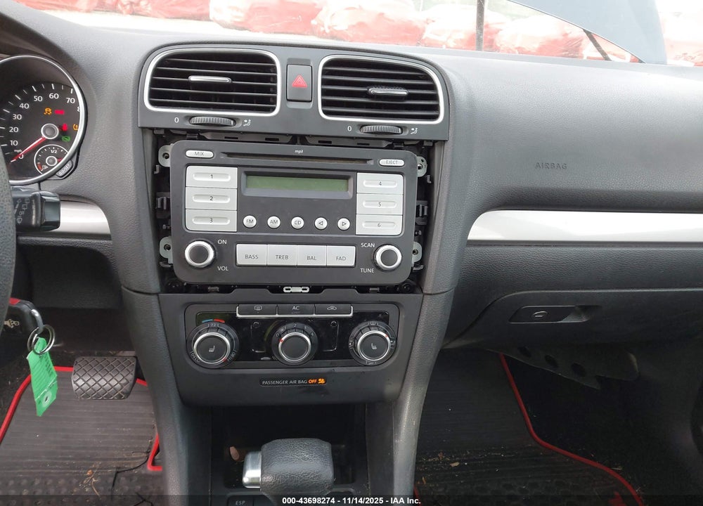 2010 VOLKSWAGEN GOLF 4-DOOR VIN: WVWDB7AJXAW283694