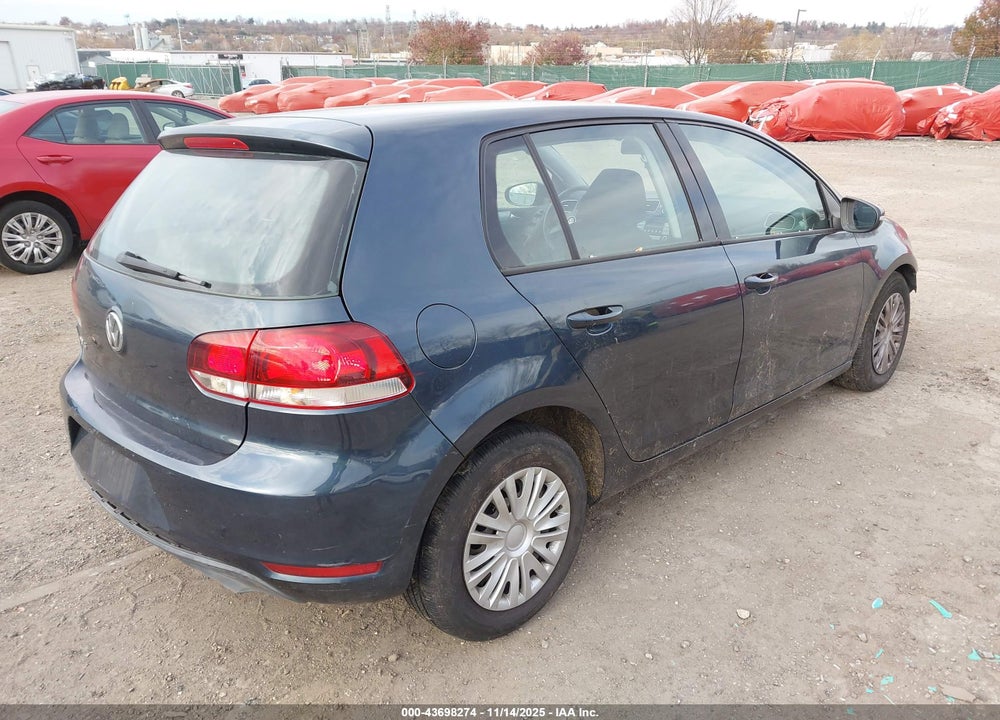 2010 VOLKSWAGEN GOLF 4-DOOR VIN: WVWDB7AJXAW283694