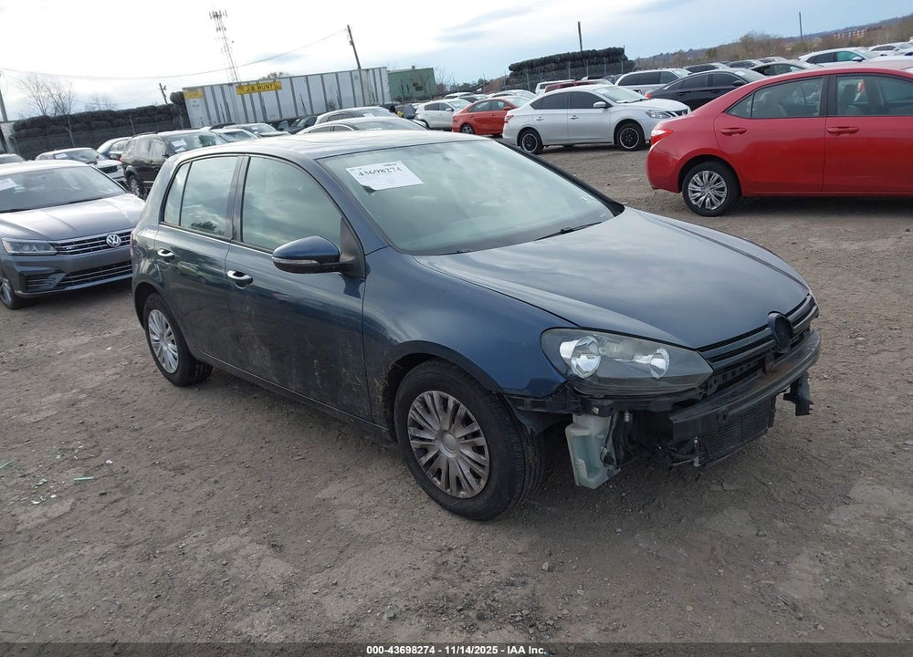 2010 VOLKSWAGEN GOLF 4-DOOR VIN: WVWDB7AJXAW283694