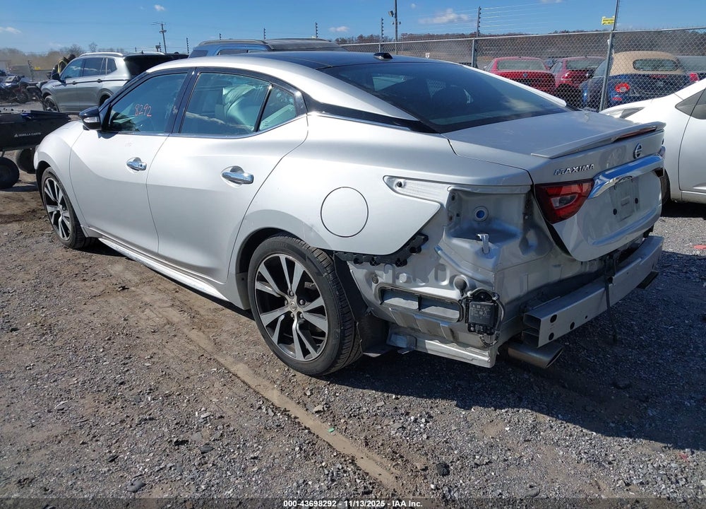 2018 NISSAN MAXIMA 3.5 SL VIN: 1N4AA6APXJC368997
