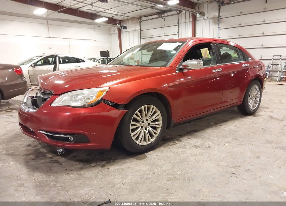 2012 CHRYSLER 200 LIMITED VIN: 1C3CCBCB9CN108318