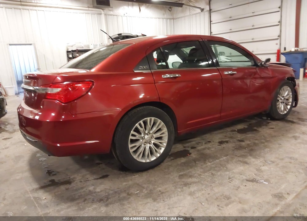 2012 CHRYSLER 200 LIMITED VIN: 1C3CCBCB9CN108318