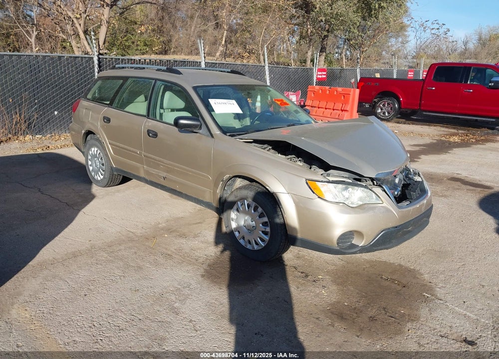 2008 SUBARU OUTBACK VIN: 4S4BP60C687332640
