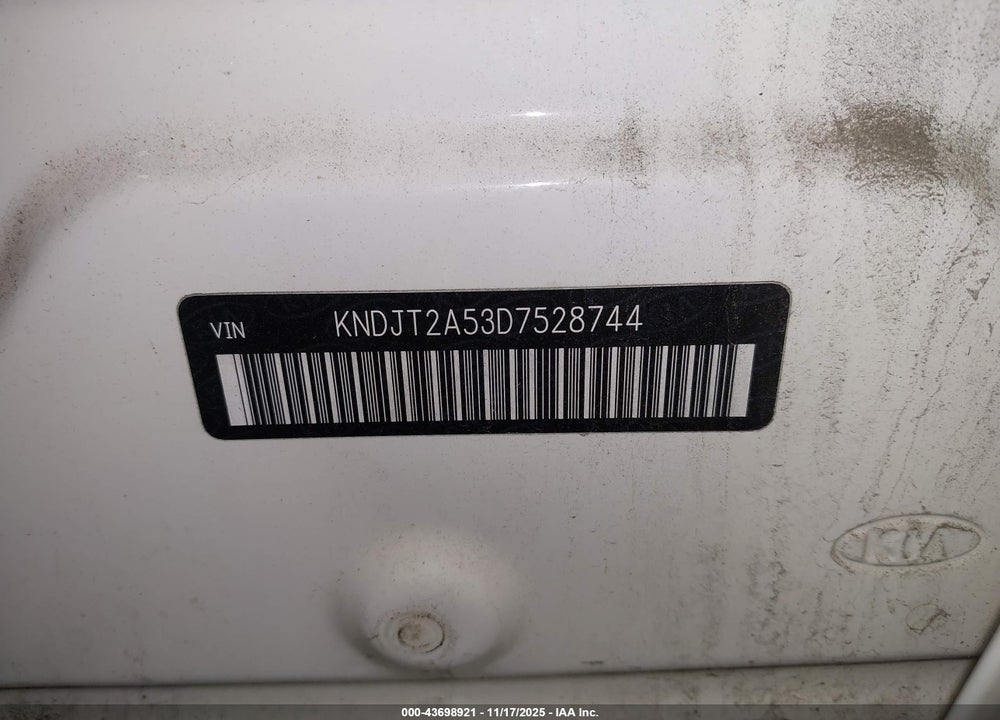 2013 KIA SOUL VIN: KNDJT2A53D7528744