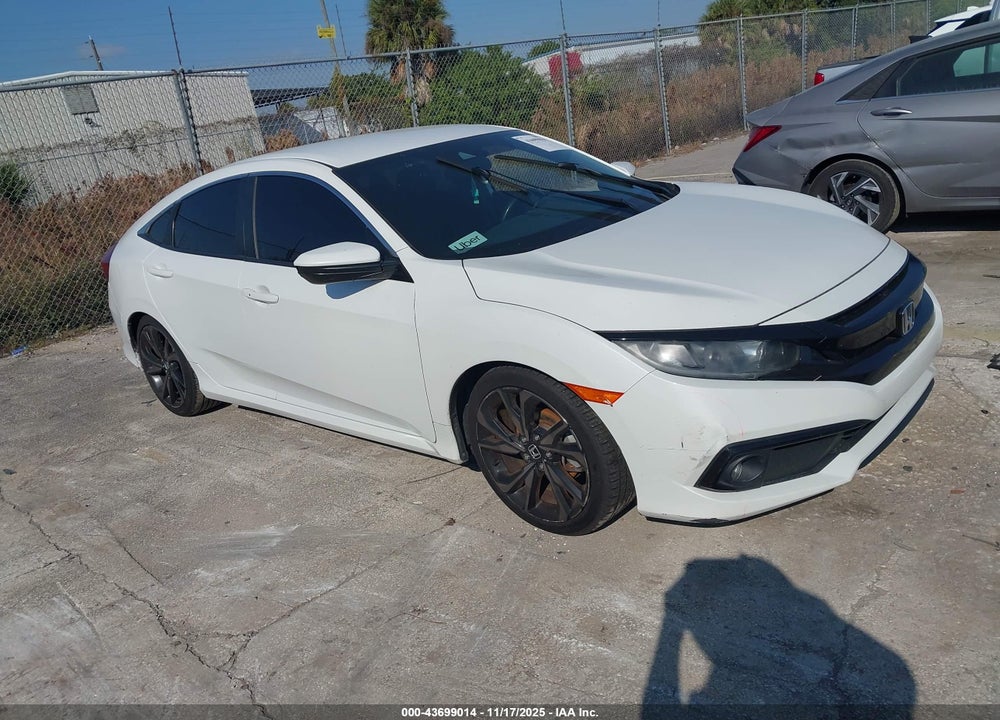 2019 HONDA CIVIC SPORT VIN: 2HGFC2E83KH550398