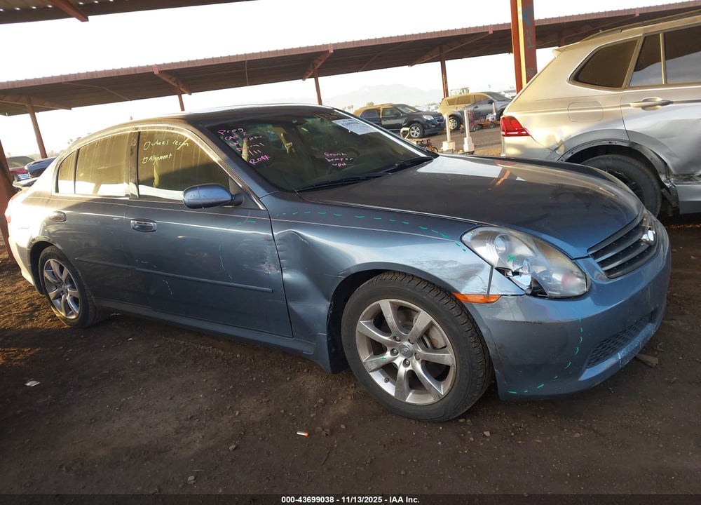 2006 INFINITI G35 VIN: JNKCV51EX6M508496
