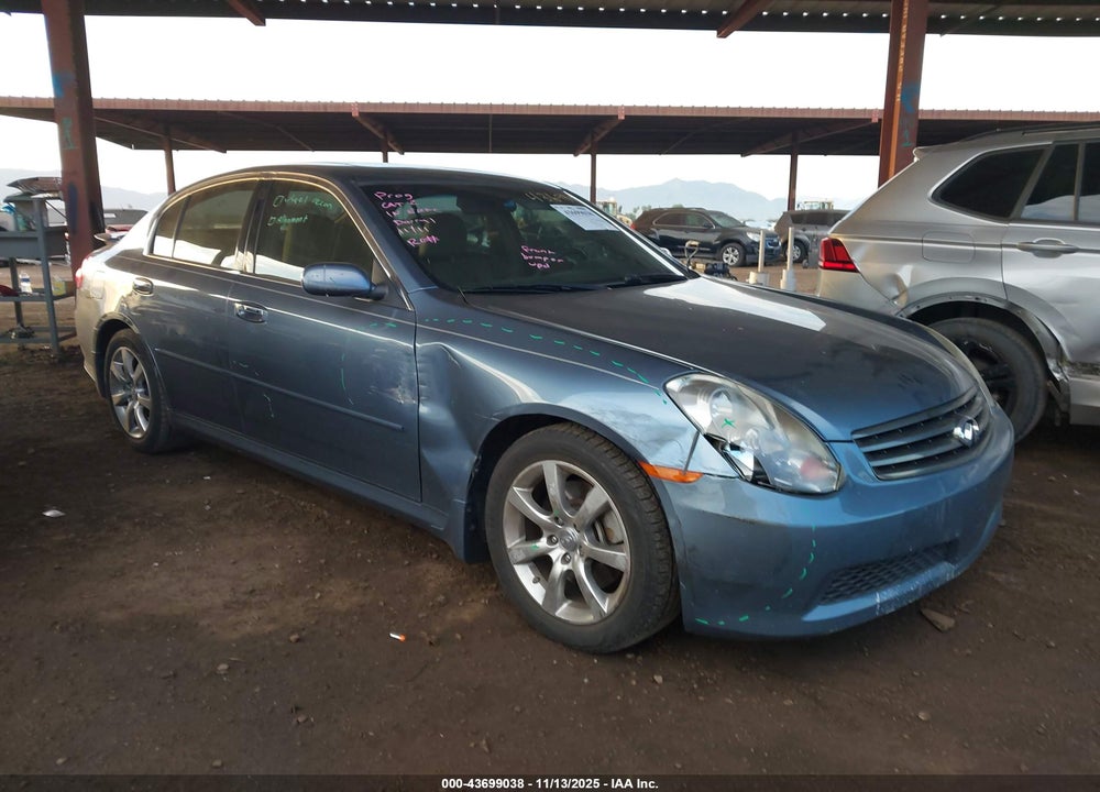 2006 INFINITI G35 VIN: JNKCV51EX6M508496