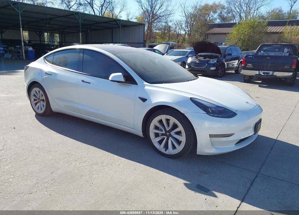 2021 TESLA MODEL 3 STANDARD RANGE PLUS REAR-WHEEL DRIVE VIN: 5YJ3E1EAXMF874790