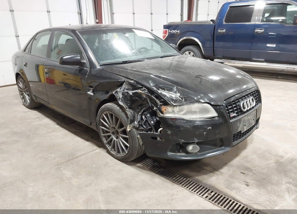2007 AUDI A4 2.0T VIN: WAUEF78E57A017861