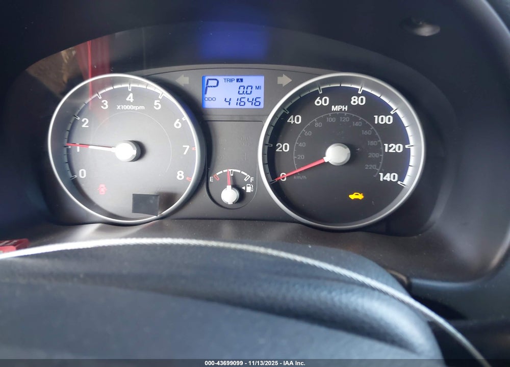 2011 HYUNDAI ACCENT SE VIN: KMHCN3AC0BU191810