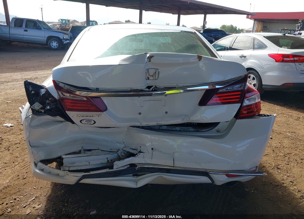 2016 HONDA ACCORD LX VIN: 1HGCR2F35GA227920