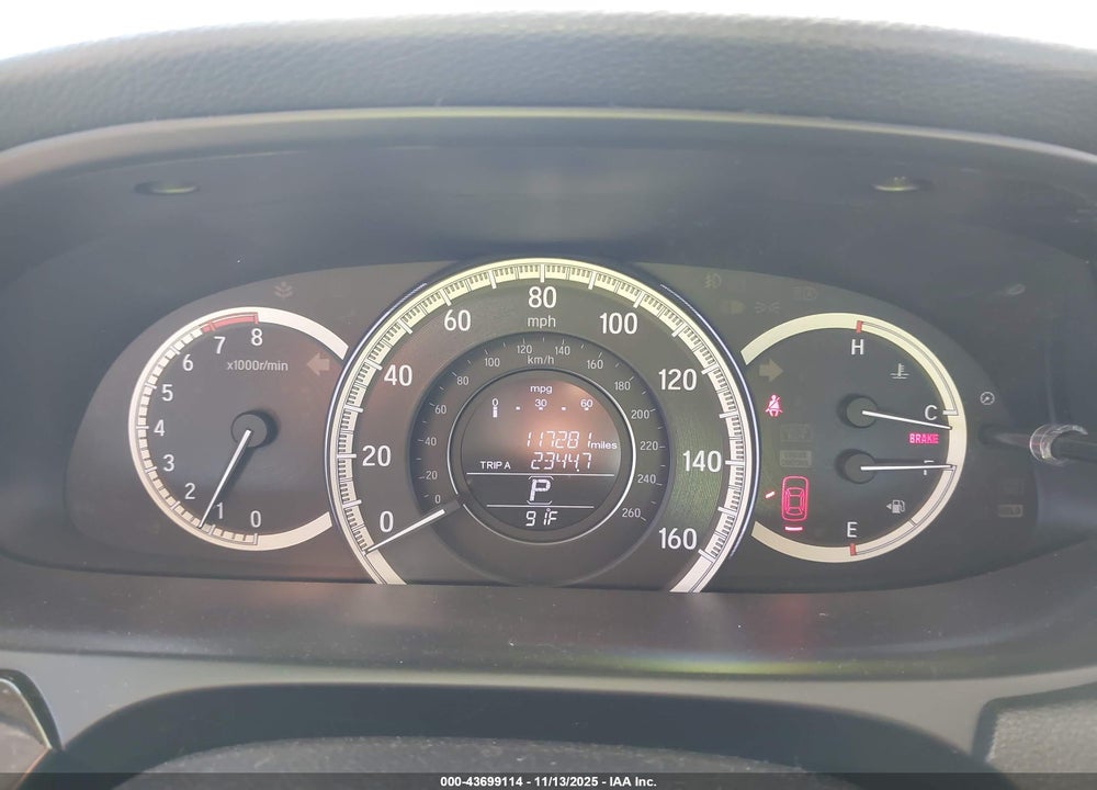 2016 HONDA ACCORD LX VIN: 1HGCR2F35GA227920