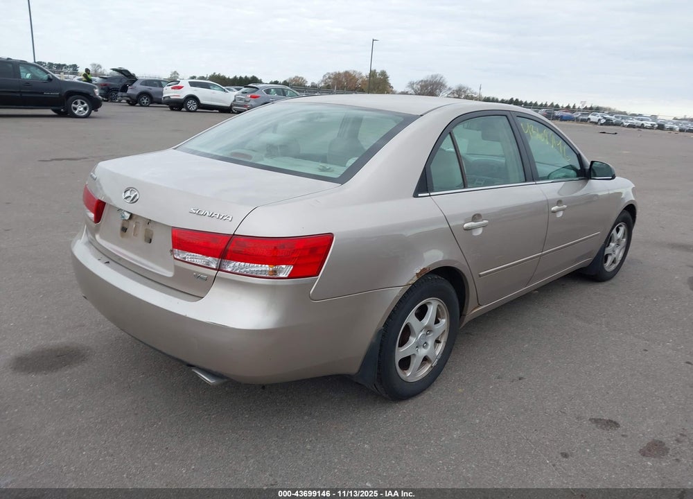 2006 HYUNDAI SONATA GLS V6/LX V6 VIN: 5NPEU46F46H133224