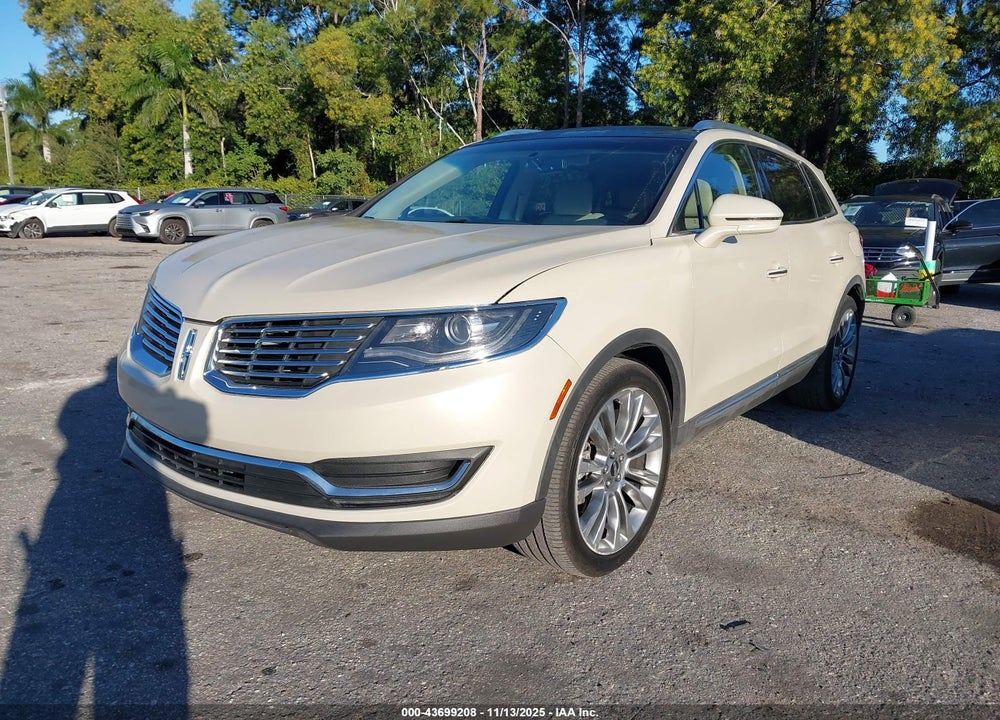 2016 LINCOLN MKX RESERVE VIN: 2LMTJ6LR1GBL62743