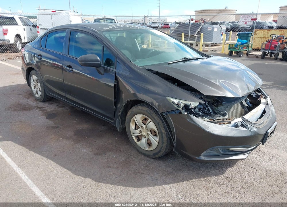 2014 HONDA CIVIC LX VIN: 2HGFB2F57EH503595