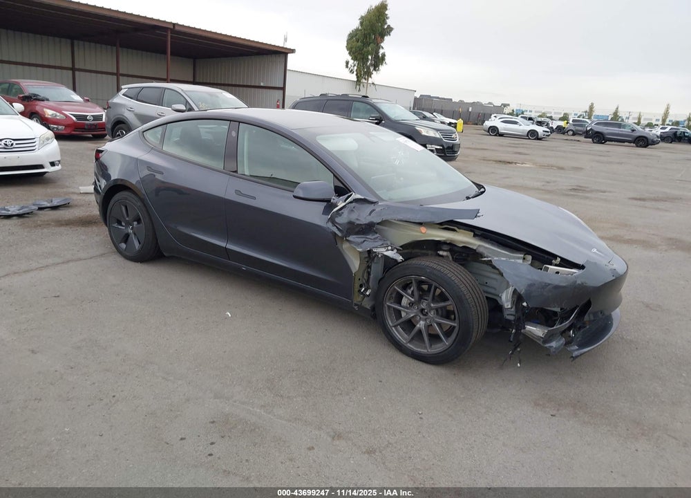2022 TESLA MODEL 3 LONG RANGE DUAL MOTOR ALL-WHEEL DRIVE VIN: 5YJ3E1EB1NF343469