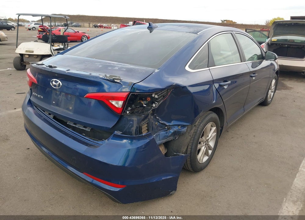2016 HYUNDAI SONATA SE VIN: 5NPE24AF8GH326524