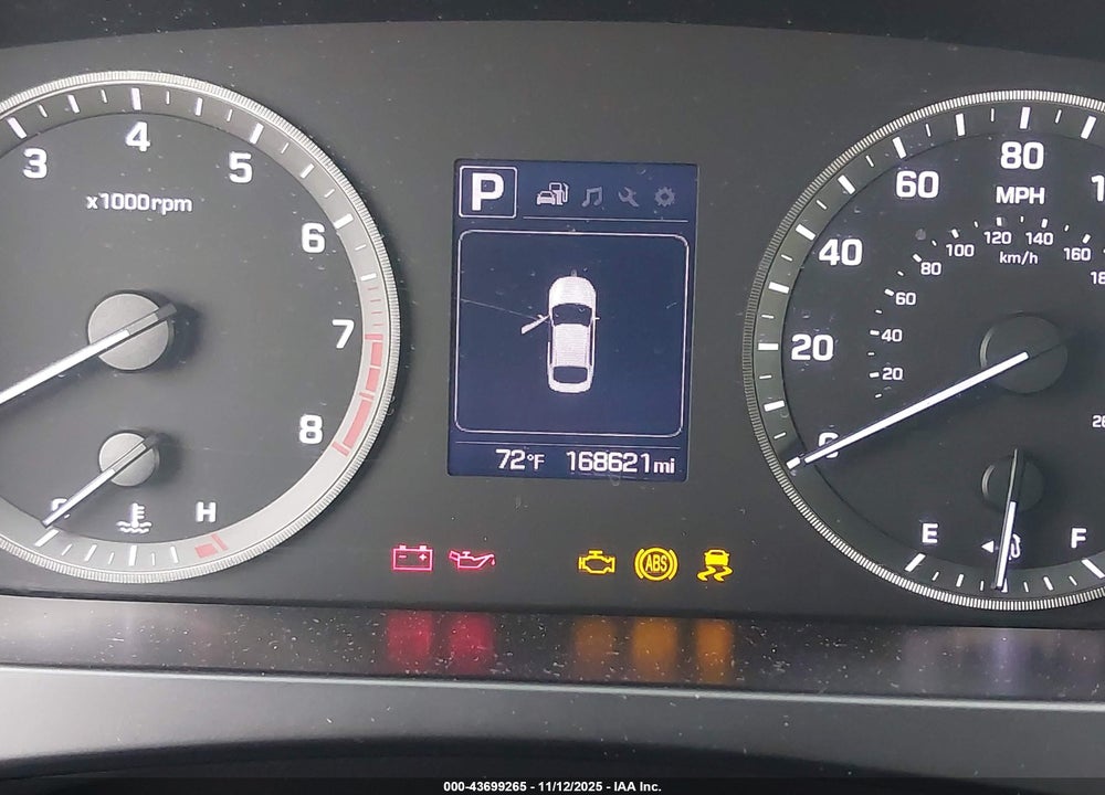 2016 HYUNDAI SONATA SE VIN: 5NPE24AF8GH326524