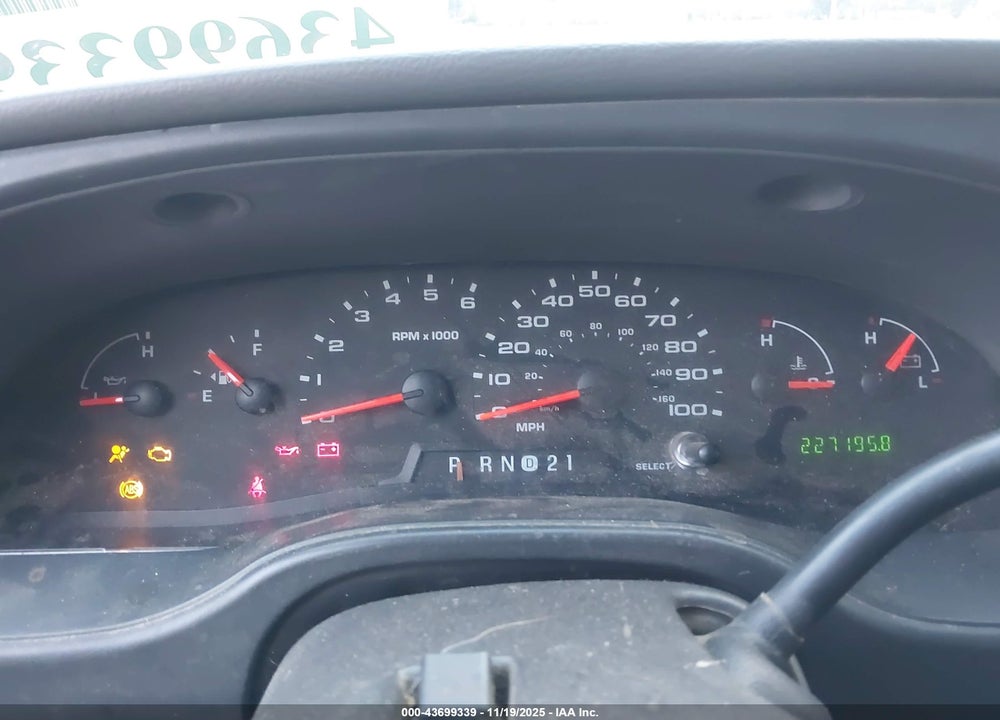 2008 FORD E-150 COMMERCIAL/RECREATIONAL VIN: 1FTNE14W88DA91910