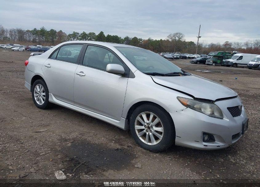 2010 TOYOTA COROLLA S VIN: 2T1BU4EE8AC419584