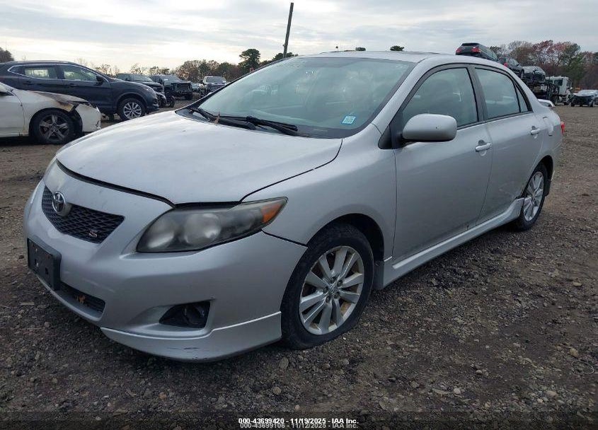 2010 TOYOTA COROLLA S VIN: 2T1BU4EE8AC419584