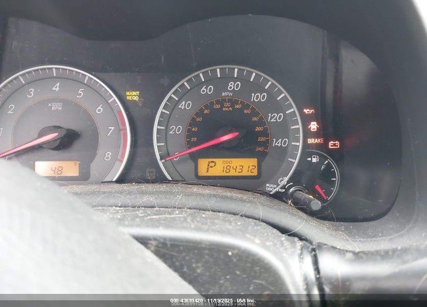 2010 TOYOTA COROLLA S VIN: 2T1BU4EE8AC419584