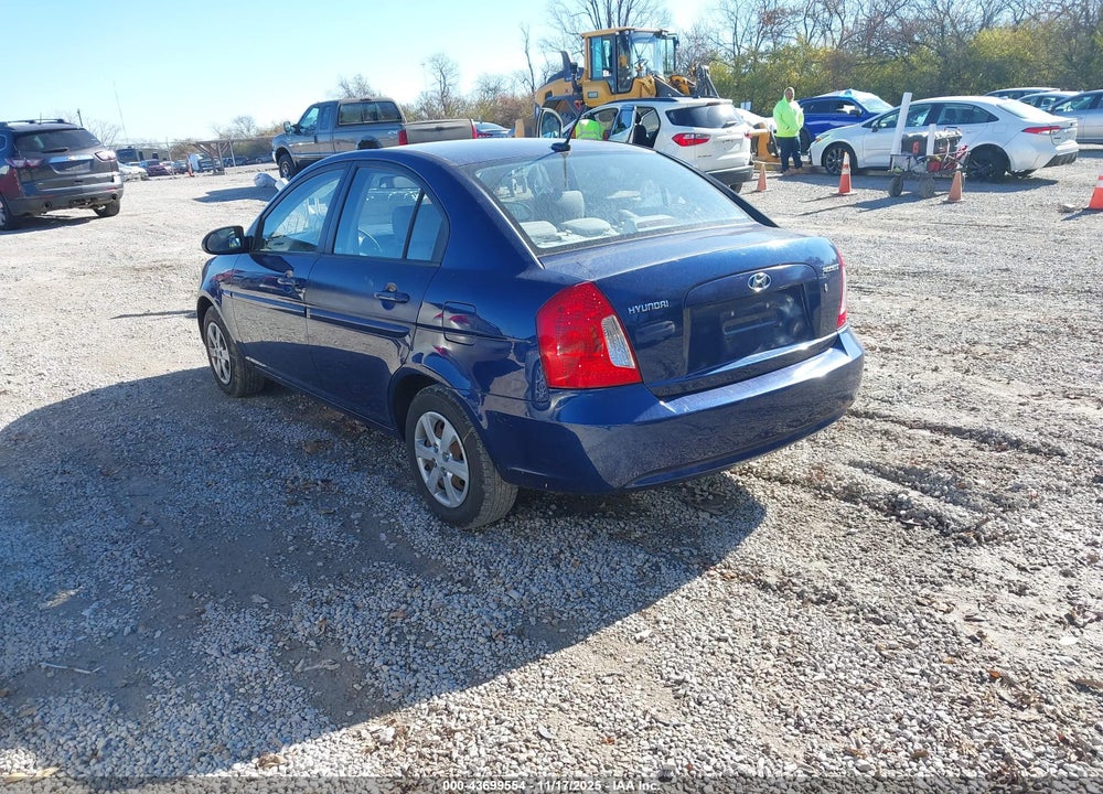2008 HYUNDAI ACCENT GLS VIN: KMHCN46C68U250298