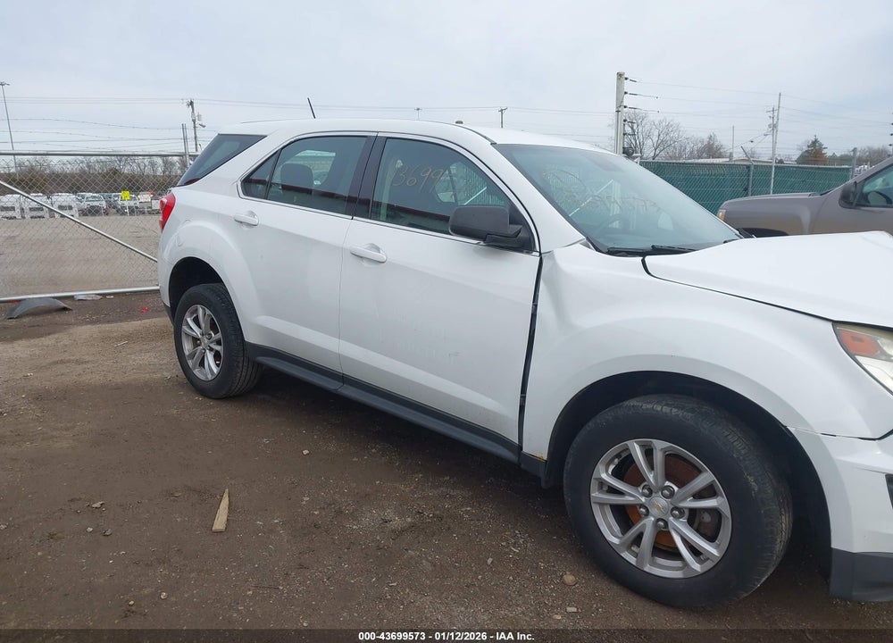2017 CHEVROLET EQUINOX LS VIN: 2GNFLEEK9H6221597