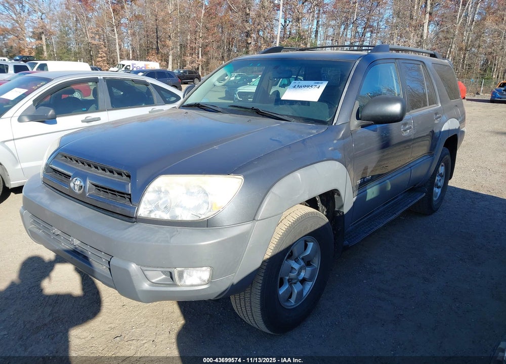 2003 TOYOTA 4RUNNER SR5 V8 VIN: JTEBT14R830017014