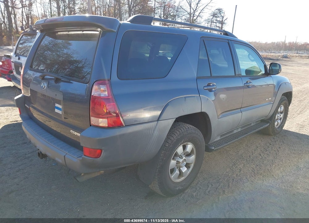 2003 TOYOTA 4RUNNER SR5 V8 VIN: JTEBT14R830017014