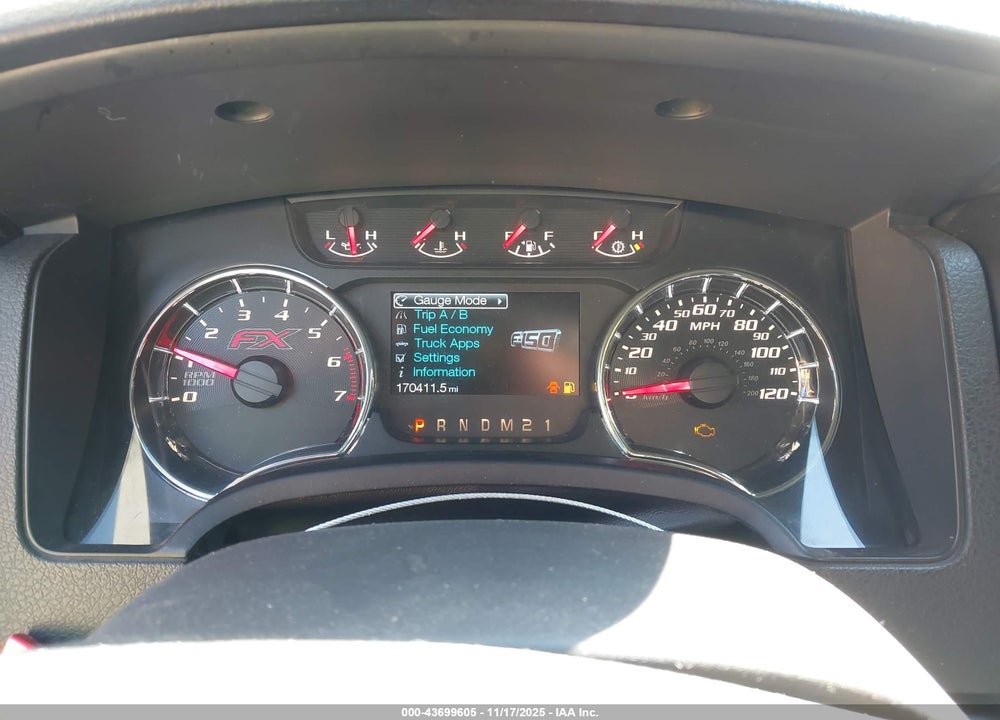 2013 FORD F-150 FX4 VIN: 1FTFW1ET5DFC15166