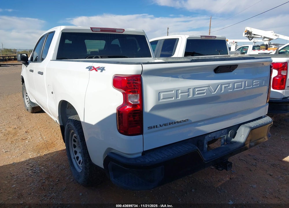 2021 CHEVROLET SILVERADO 1500 4WD STANDARD BED WT VIN: 1GCRYAEF5MZ322685