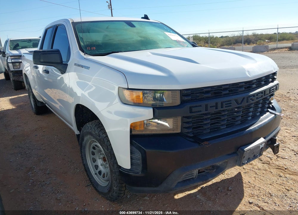 2021 CHEVROLET SILVERADO 1500 4WD STANDARD BED WT VIN: 1GCRYAEF5MZ322685