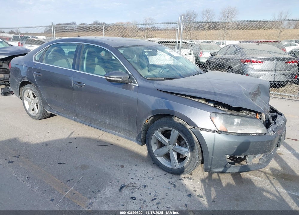 2012 VOLKSWAGEN PASSAT VIN: 1VWBN7A30CC024052