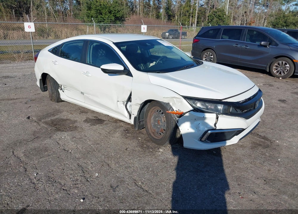 2021 HONDA CIVIC LX VIN: 2HGFC2F62MH544334