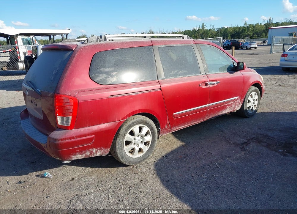 2007 HYUNDAI ENTOURAGE GLS/LIMITED/SE VIN: KNDMC233776021865
