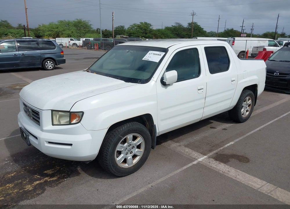 2007 HONDA RIDGELINE RTS VIN: 2HJYK164X7H525727