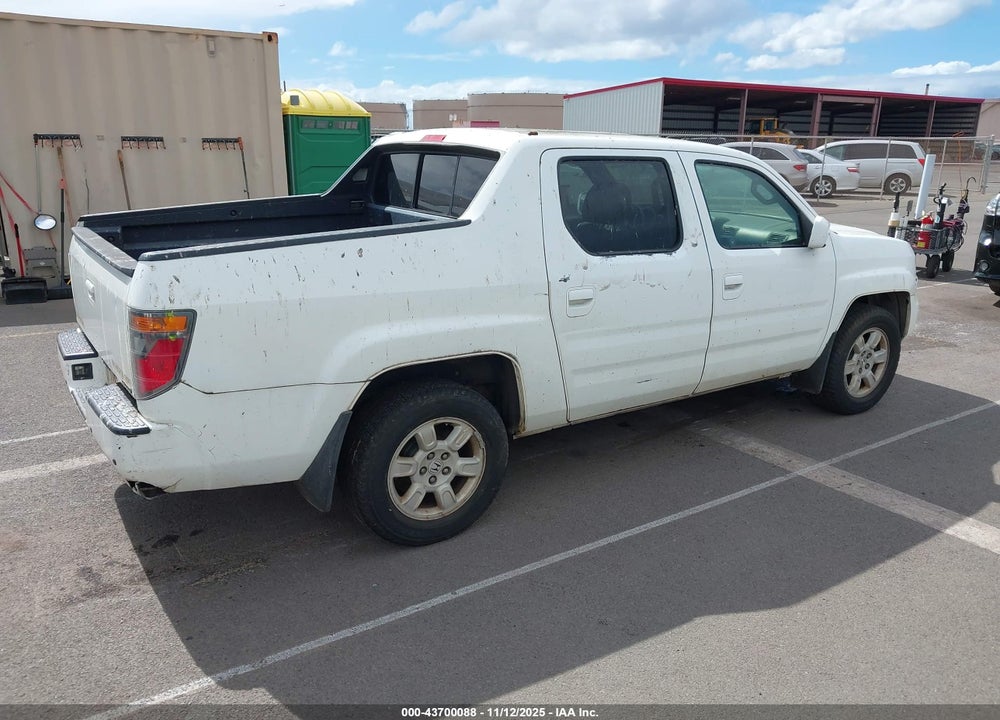 2007 HONDA RIDGELINE RTS VIN: 2HJYK164X7H525727
