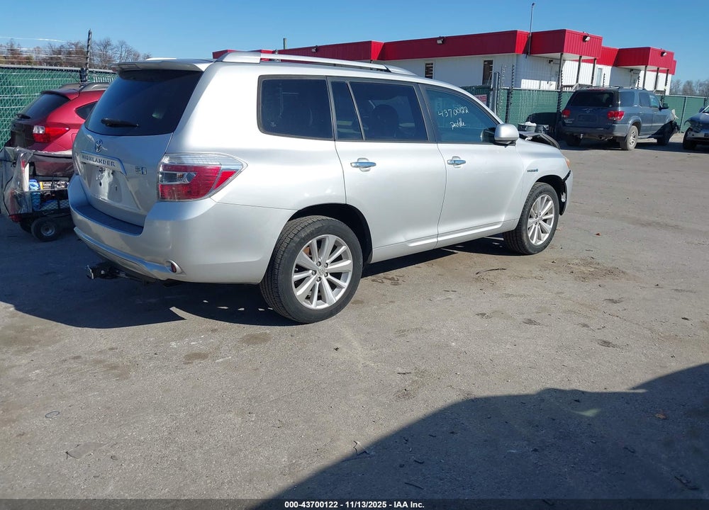 2009 TOYOTA HIGHLANDER HYBRID VIN: JTEEW41A592031552
