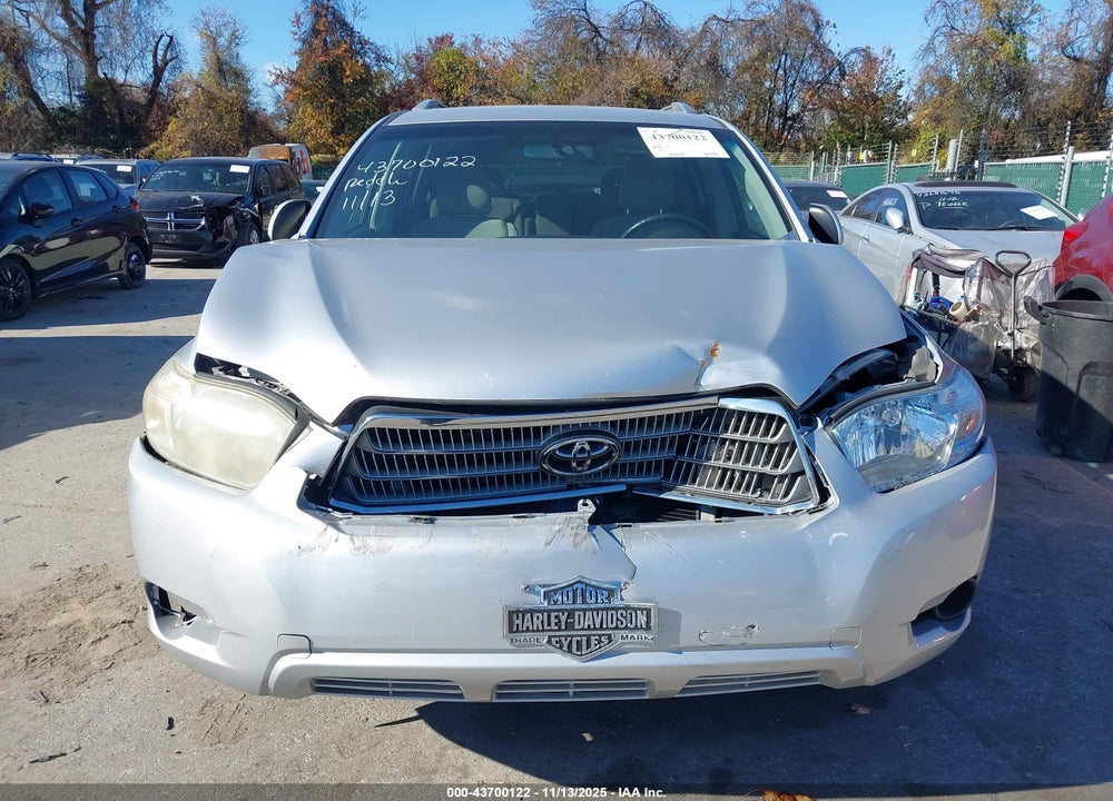 2009 TOYOTA HIGHLANDER HYBRID VIN: JTEEW41A592031552